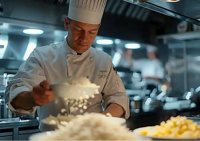 Кухар готує